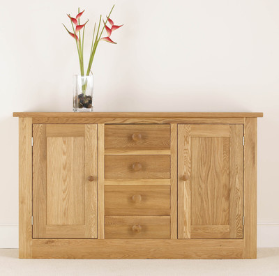 Quercus 1.5 Centre Drawer Sideboard