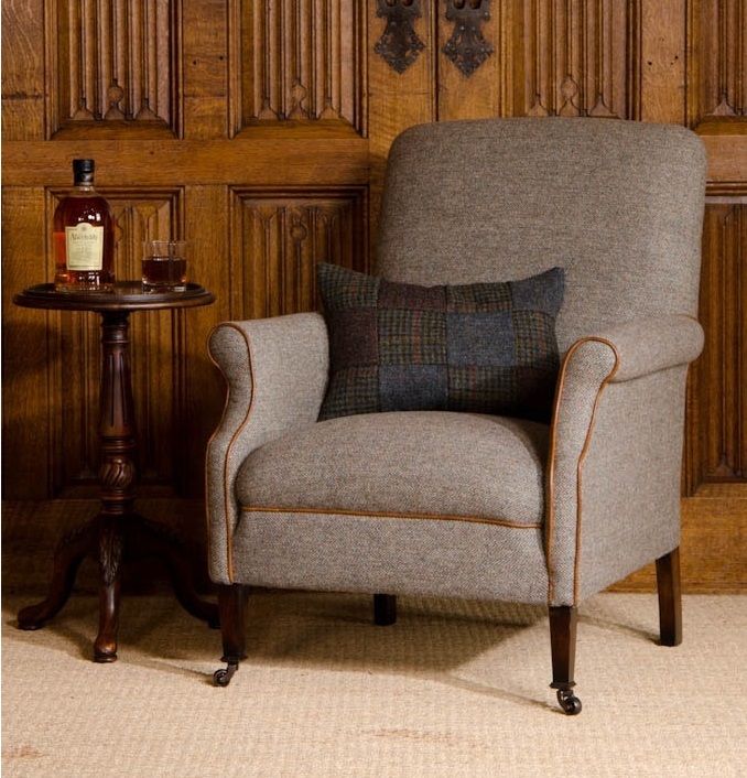 Harris Tweed Bowmore Chair A - Fabric