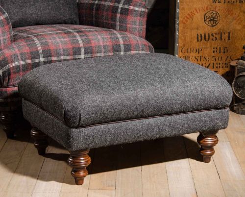 Harris Tweed Braemar Stool