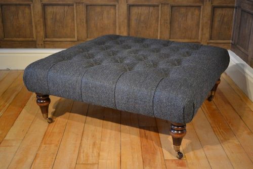 Harris Tweed Castlebay Stool