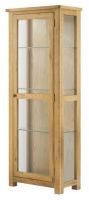 Purbeck Oak Glazed Display Cabinet