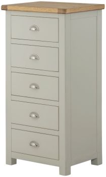 Purbeck Painted Chest - 5 Drawer Wellington