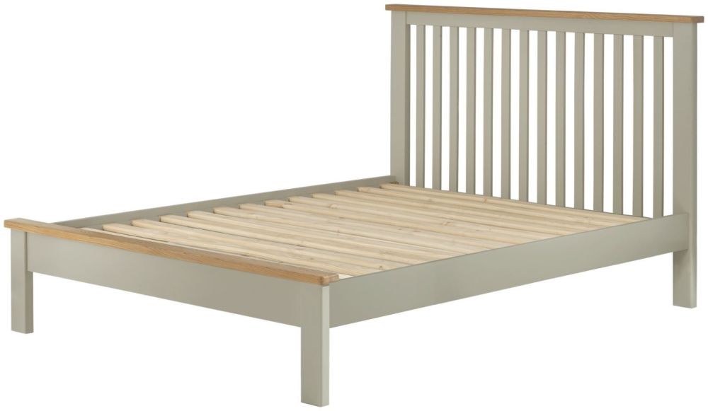 Purbeck Painted 5' Kingsize Bed - Pebble