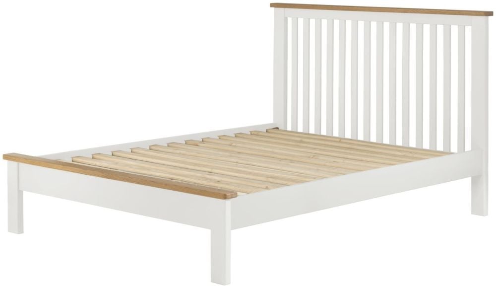 Purbeck Painted 5' Kingsize Bed - White