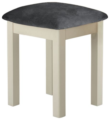 Purbeck Painted Stool - Cream