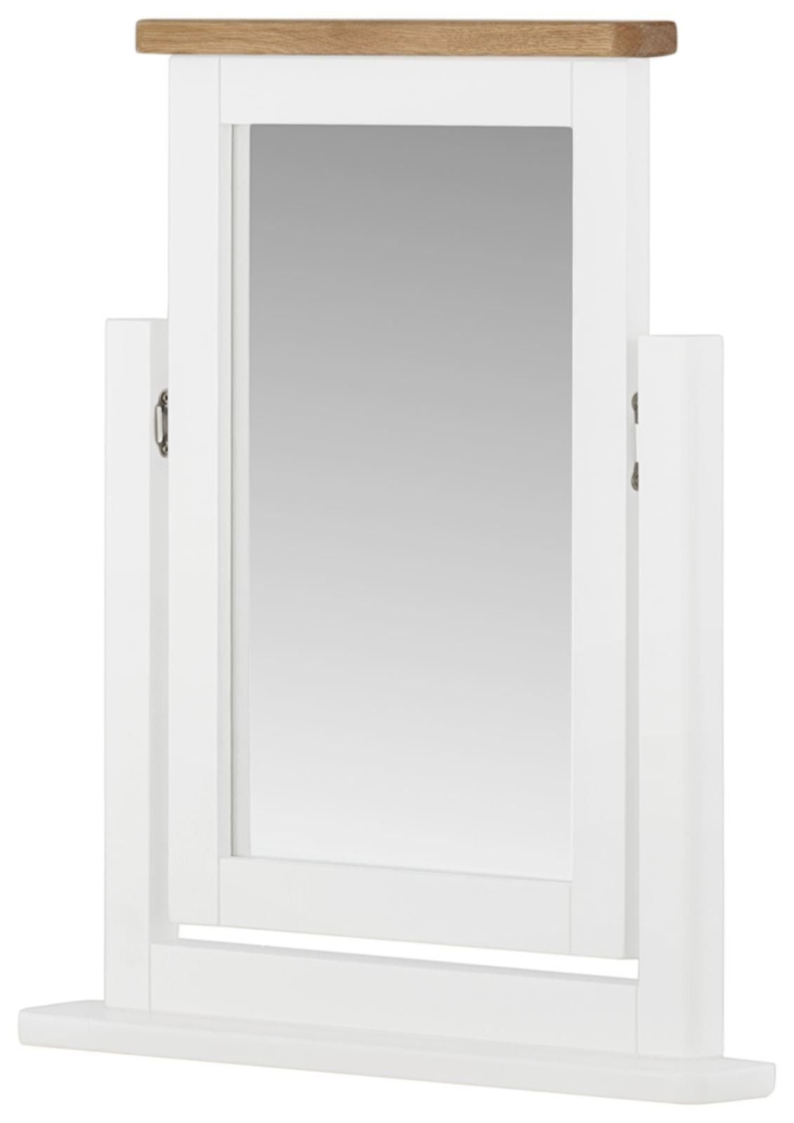 Purbeck Painted Swing Mirror - White