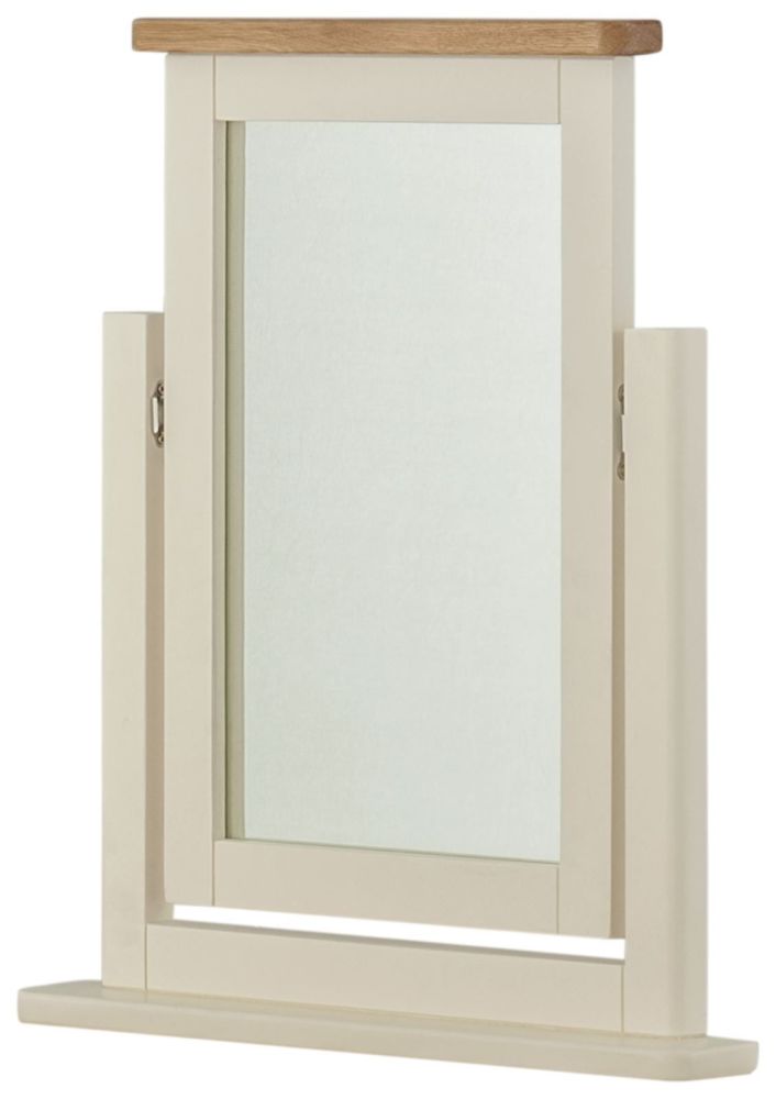 Purbeck Painted Swing Mirror - Cream