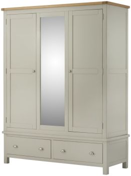 Purbeck Painted Wardrobe - Triple