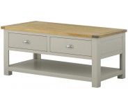 Purbeck Painted Coffee Table with Drawers