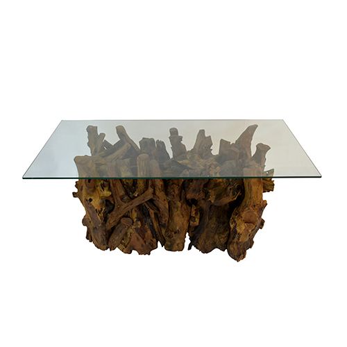 Teak Root Rectangular Coffee Table