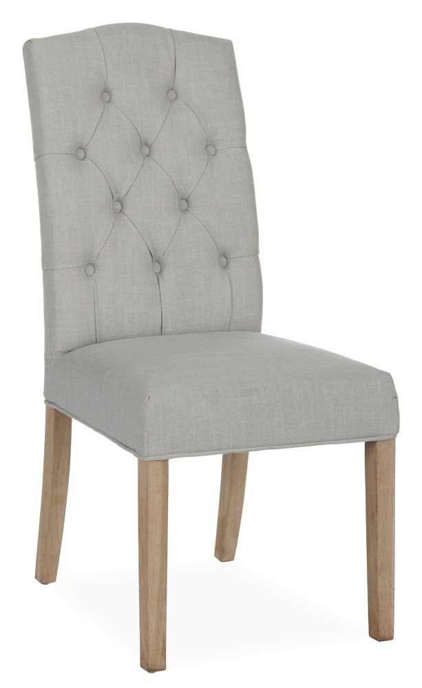 Lakeside Button Cream Back Dining Chair