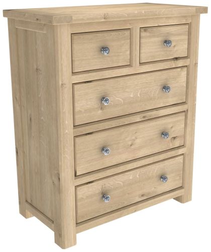 Brittany Oak 2 Over 3 Chest of Drawers