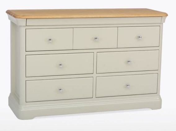 Cromwell Wide 7 Drawer Chest (4+3)