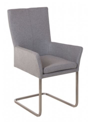 Urban Plush Cantilever Dining Chair with Arms