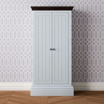New Forest Painted 66" x 38" x 12" Fully Panelled Cabinet