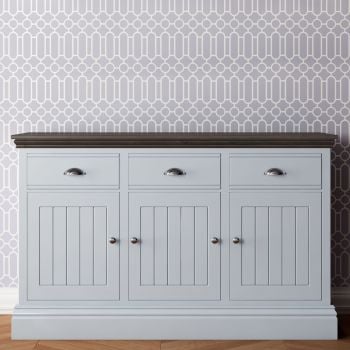 New Forest Painted Medium 3 Door 3 Drawer Sideboard