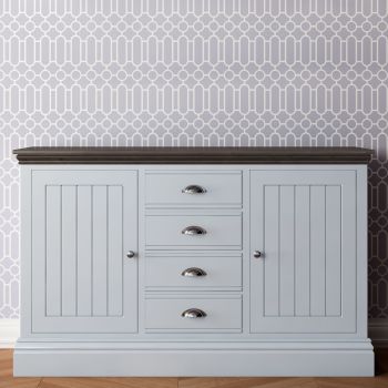 New Forest Painted Medium Centre Drawer Sideboard