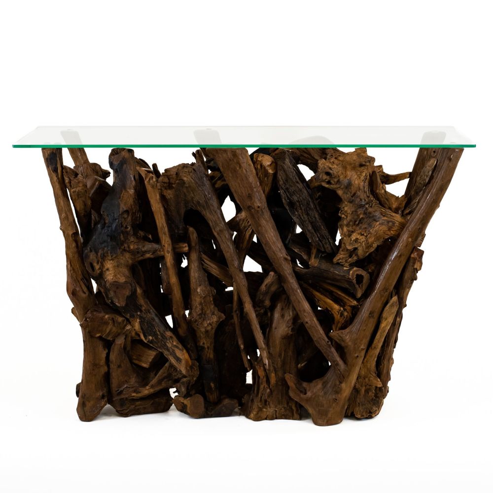 Teak  Root Wall/Console Table