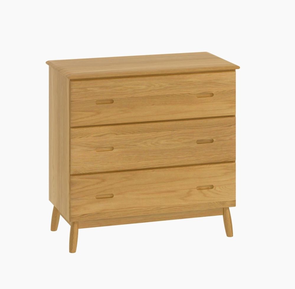 Oslo Oak 3 Drawer Chest