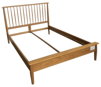 Oslo Oak 4'6" Double Bed Frame
