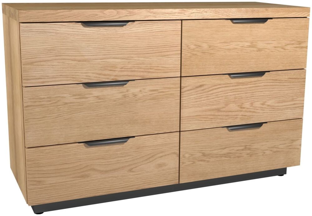Create Industrial 6 Drawer Wide Chest