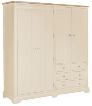 Cotswold 2 Door with Drawers Wardrobe