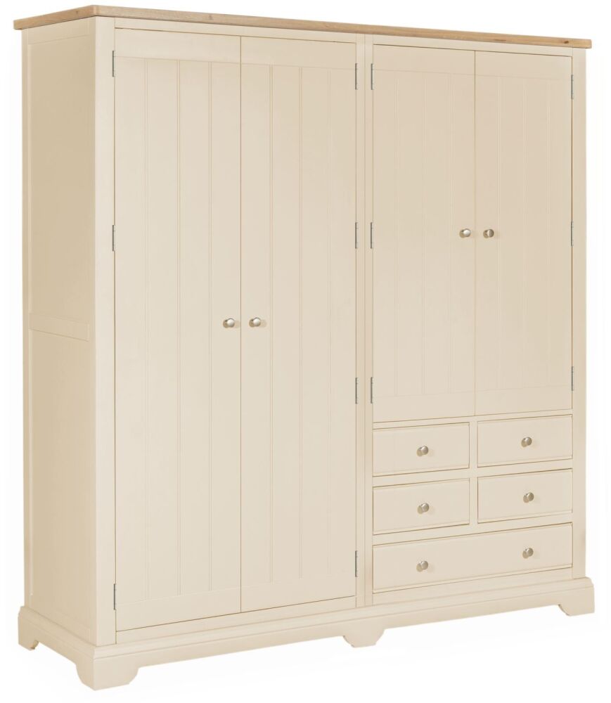 Cotswold 2 Door with Drawers Wardrobe