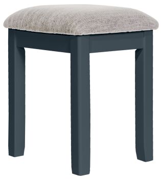 Burford Blue Dressing Table Stool