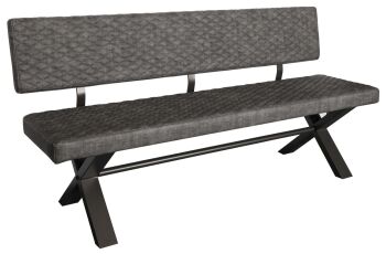 Create Bench - 180 Upholstered with back