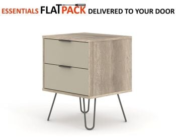 AUGUSTA DRIFTWOOD BEDSIDE ESSENTIALS FLAT PACK This award winning flat pack furniture is delivered (FREE)** to your door ready to assemble.