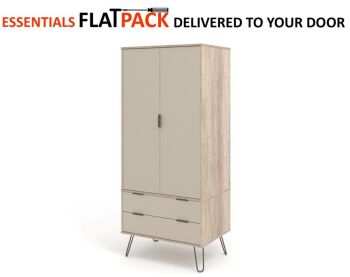 AUGUSTA DRIFTWOOD WARDROBE ESSENTIALS FLAT PACK This award winning flat pack furniture is delivered (FREE)** to your door ready to assemble.