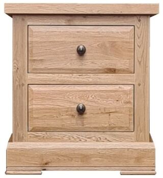 Hampton Abbey Oak bedside chest