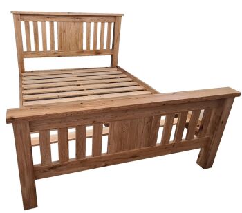 Hampton Abbey Oak 4'6" double bed