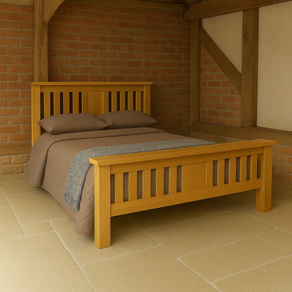 Hampton Abbey Oak Bedroom