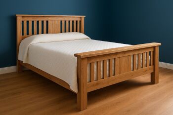 Hampton Abbey Oak 6' Super-King size bed