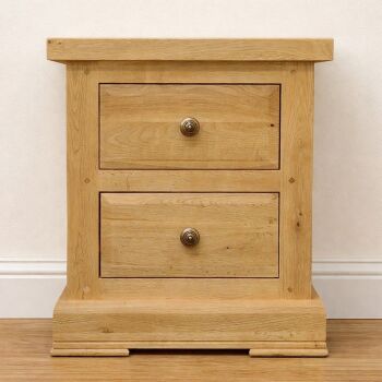 Hampton Abbey Oak bedside chest