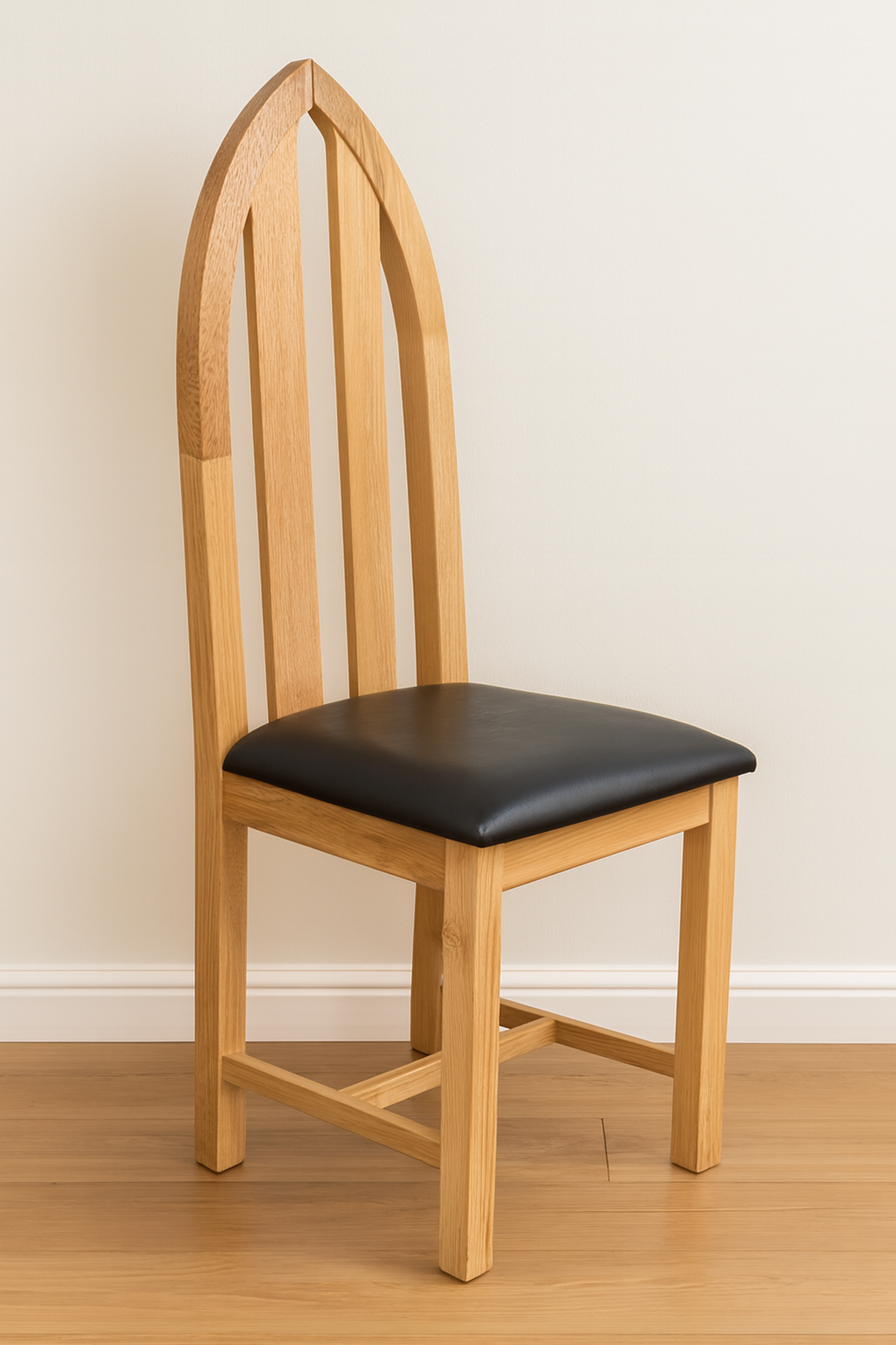 Hampton Abbey Oak Chair - Arch Back