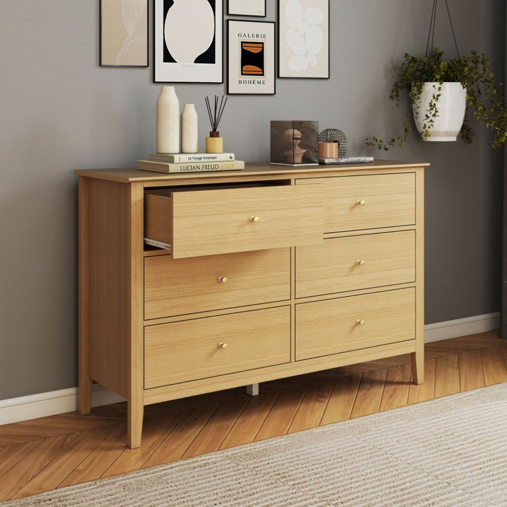 HENLEY BEDROOM OAK EFFECT ESSENTIALS FLAT PACK
