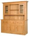 Quercus Oak Large 3 Bay Dresser Base with Glazed Top