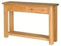 Quercus Oak 1.2 Narrow Hall Table