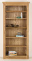Quercus Oak 78"x 38"x 12" Bookcase