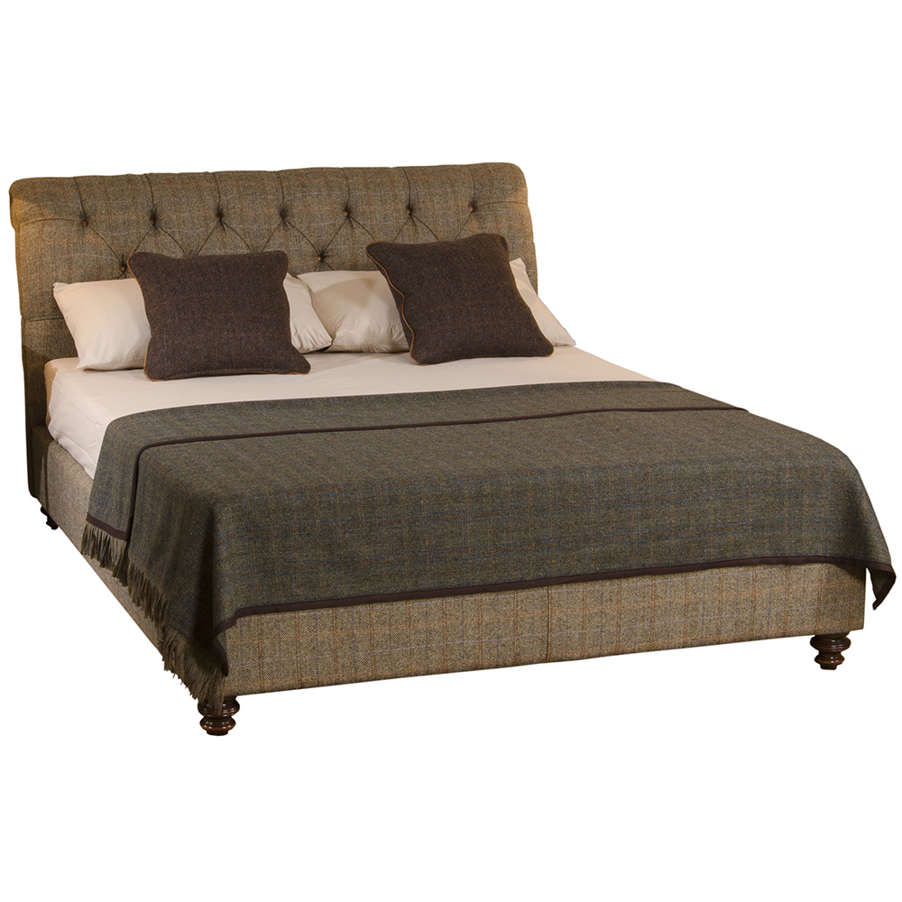 Harris Tweed 5' King-Size Bed