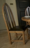 Hampton Abbey Oak Chair - Arch Back