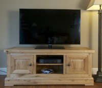 Hampton Abbey Oak TV Unit - Plasma TV Unit