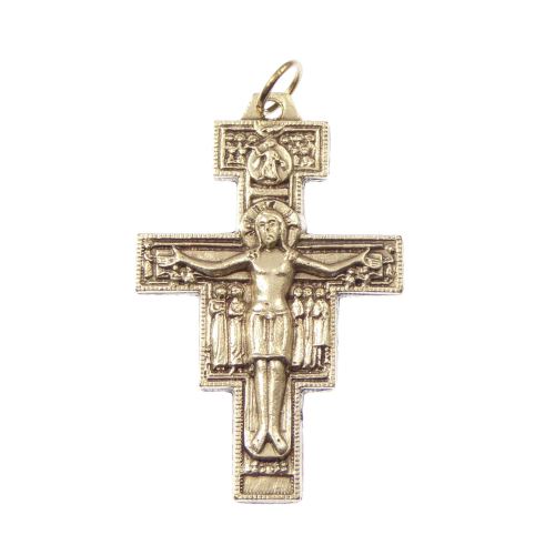 Crucifix cross, San Damiano rosary cross