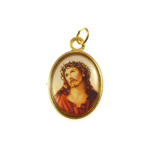 Rosary medal - Sacred Face of Jesus image