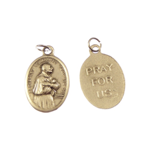 Medal with St. Charles of Borromeo image