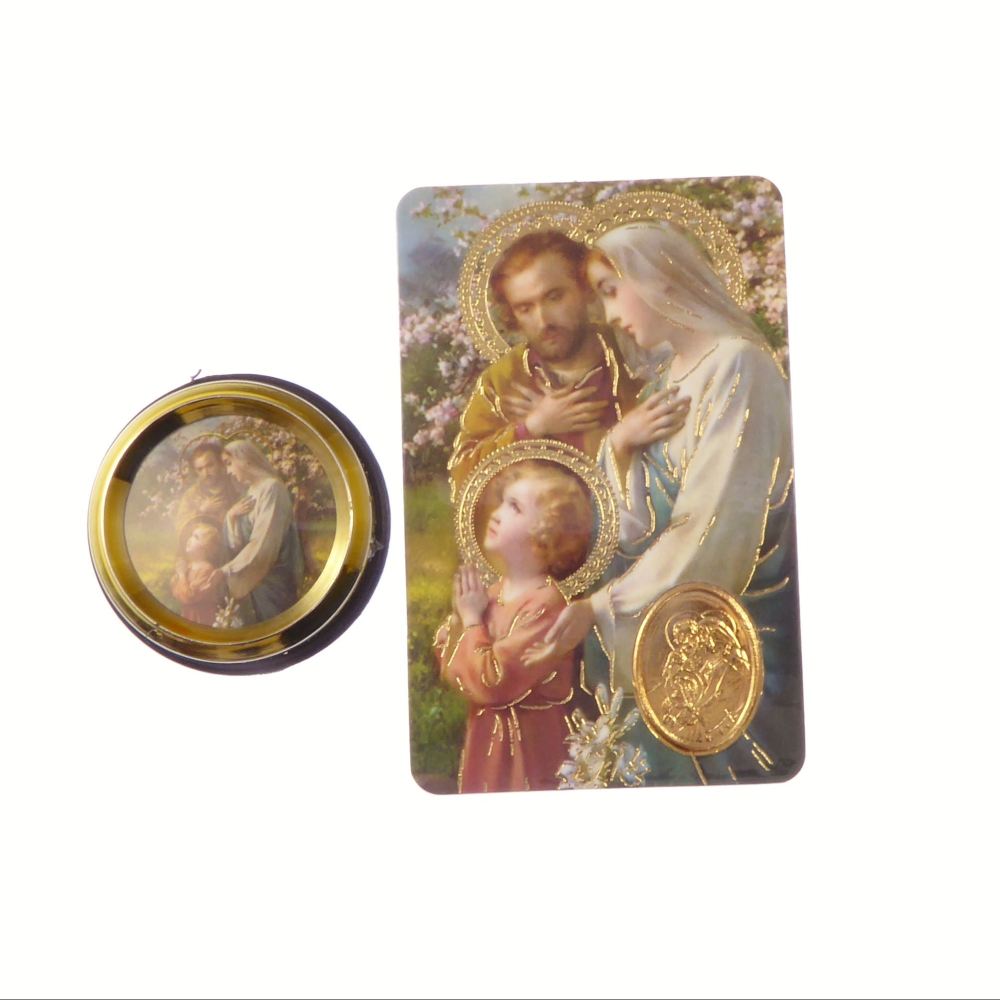 Catholic Holy Family car plaque gift magnet 