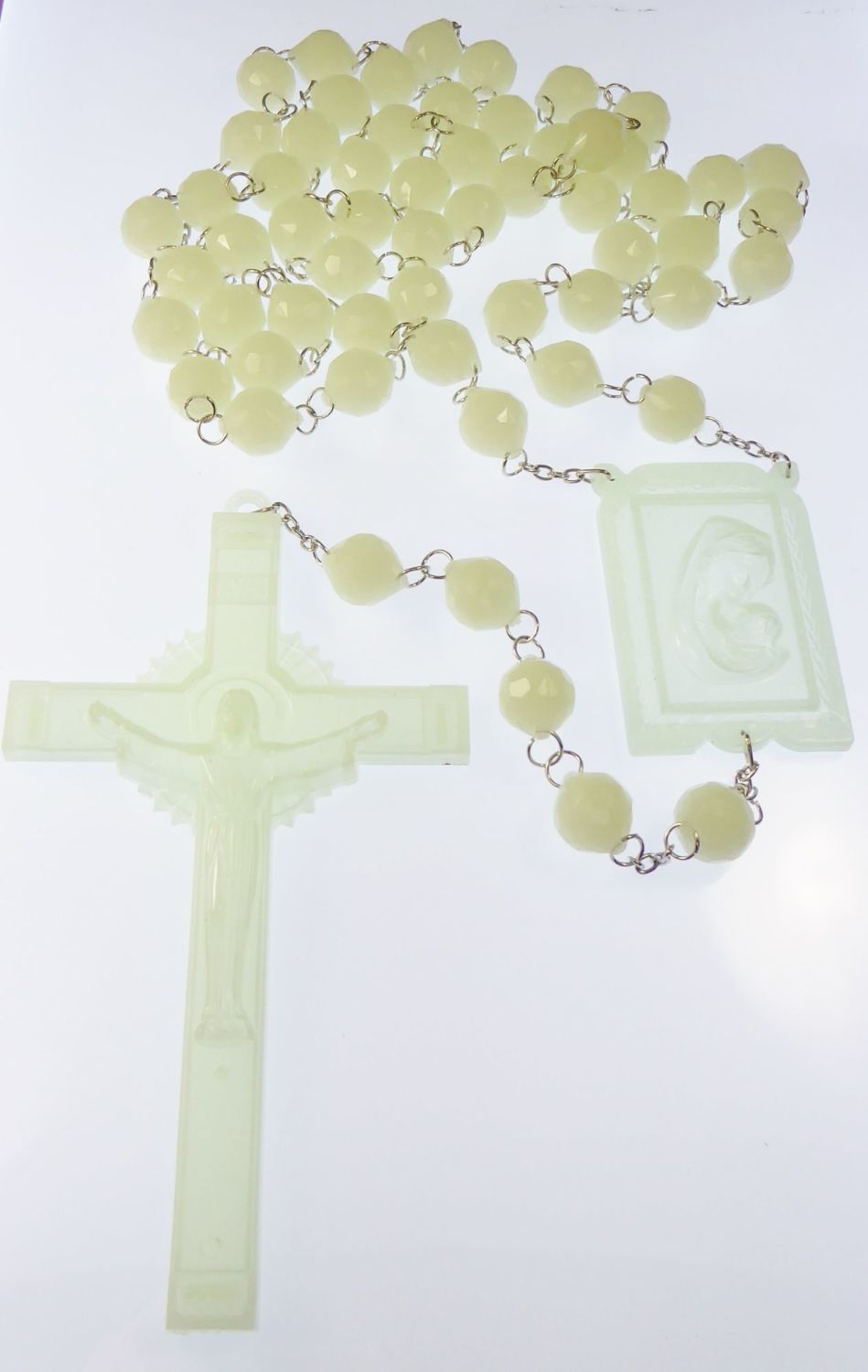 Very large luminous glow in the dark wall rosary beads 1.5m Catholic gift 5