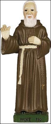 C bc St. Padre Pio statue 15cm figurine ornament